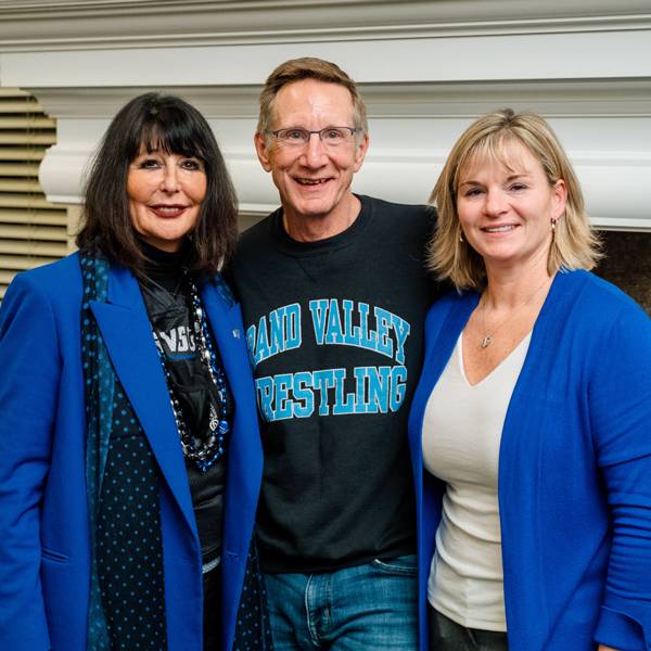 Attendees at varsity wrestling kickoff event